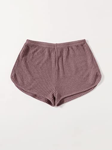 מכנסיים קצרים של AMAATE לנשים סריגים מכנסיים קצרים