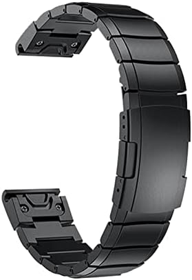 Wtukmo רצועת שעון מתכת עבור Garmin Fenix ​​7 7S 7x 5x 5 6x 6Pro 3HR EasyFit מהיר שחרור מהיר פס נירוסטה Fenix7 צמיד כף היד