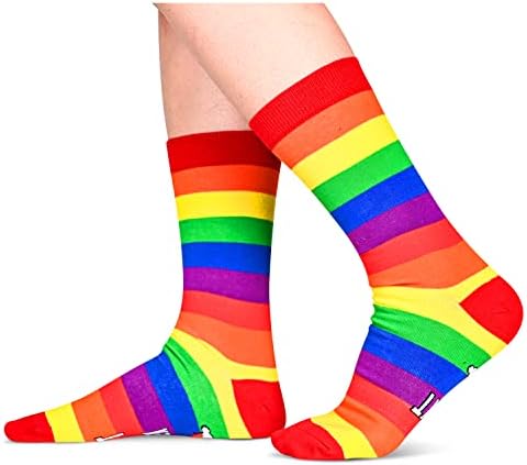 גרביים, לסבית מתנות הומו מתנות, מצחיק פסים גרבי גאווה גרבי יוניסקס קשת גרביים