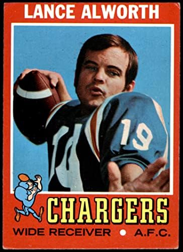 1971 Topps 10 Lance Alworth San Diego Chargers VG/Ex Chargers