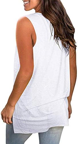 נשים קיץ טנק חולצה סקסי צוואר שרוולים אפוד חולצה מזדמן טוניקת רגיל צבע חולצות חולצה יבול למעלה נשים גופיות