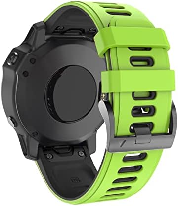 Fehauk Silicone מהיר מהיר רצועת שעון עבור Garmin Fenix ​​7 7x 5x 5x Plus 3 3HR Watch Setlefit Strap Band Strap for fenix 5 5 Plus 935