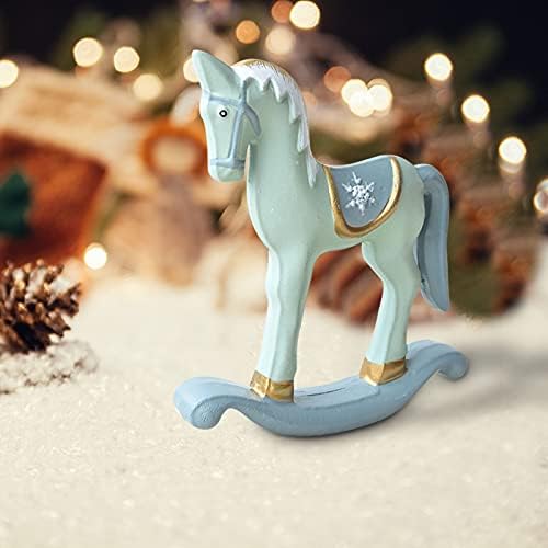 עץ חג המולד של סוס חג המולד של סוס טרויאני בעבודת יד קישוטי חלון קישוט סוסים טרויאני