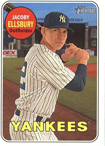 מורשת Topps 2018 27 Jacoby Ellsbury New York Yankees כרטיס בייסבול