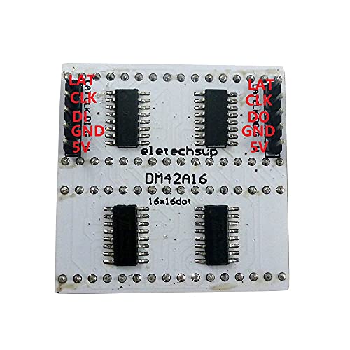 עם סקיצה של ארדואינו 16x16 מטריקס נקודה אדומה מיני תצוגת LED עבור UNO MEGA2560 עקב NANO LEONARDO MICRO Raspberry Pi