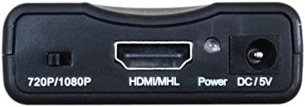 1080p Scart ל- MHL HDMI Video Video Audio Audio Converter Converter מתאם HD TV DVD Sky Box