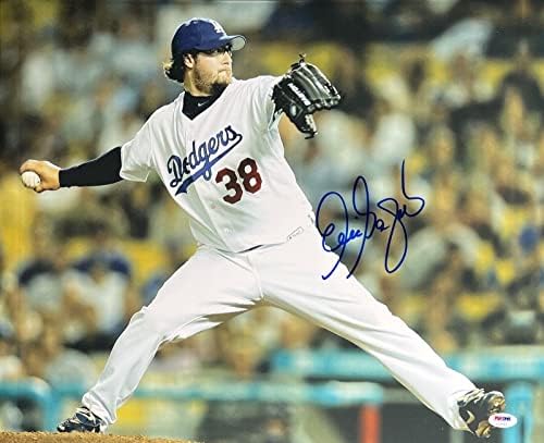 אריק גאנה לוס אנג'לס דודג'רס חתום על 16x20 צילום PSA Z12065 - תמונות MLB עם חתימה