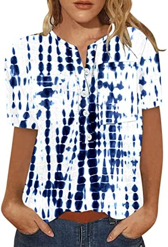 צמרות קיץ לנשים 2023, חולצות צוואר כפתור חולצות נשים פלוס גודל פלוס גודל גודל שרוול ארוך לנשים