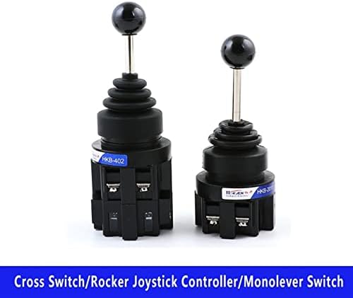 1 pcs 30 ממ Monolever Cross Rocker Switch Master מתג ג'ויסטיק צלב מתג עם נעילה עצמית של ערוך עצמי 2 לא 4 לא HKB-201