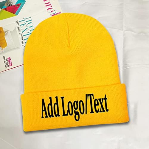 מותאם אישית בימס כובע עיצוב משלך עם תמונה טקסט עבור גברים נשים שחור