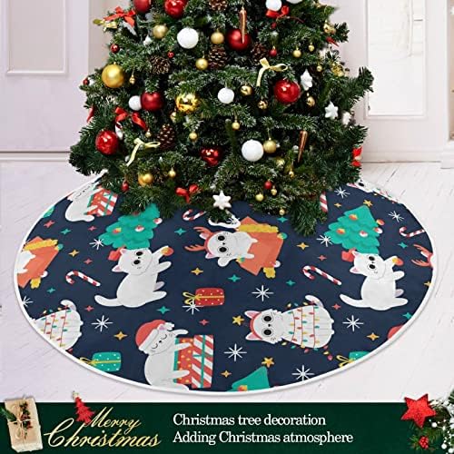 צבעוני מצחיק מצחיק לחג המולד חצאית עץ