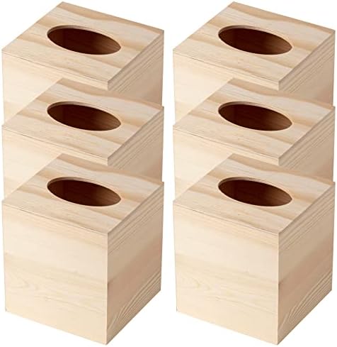 Michaels Bulk 6 חבילה: 6 ”; קופסת רקמות עץ מאת Make Market®
