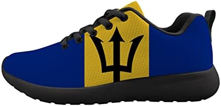 Trident Barbados Flag של נעלי ריצה של נעל ריצה של גברים נעלי טניס נעלי ספורט אופנה