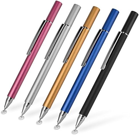 עט חרט בוקס גרגוס תואם ל- Xiaomi Redmi Note 10s - Finetouch Capacitive Stylus, עט חרט סופר מדויק ל- Xiaomi Redmi Note 10s - כחול ירח