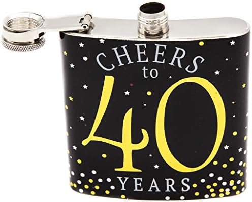 לחיים 40 שנים-6 עוז נירוסטה אלכוהול בקבוק מיוחד חגיגות ואירועים